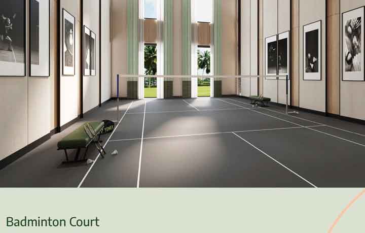 fasilitas badminton court